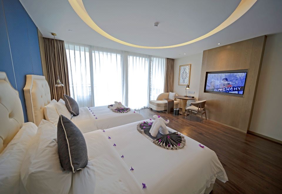 高级海景双床房