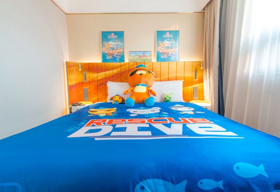 海底小縱隊親子套房（一室一廳-卡通主題帳篷）