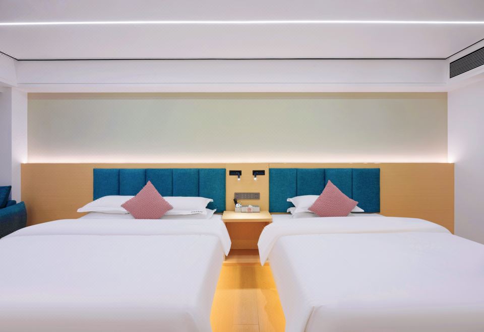 城景轻奢双床房（市井璀璨夜景+定制静眠床品+智能马桶）