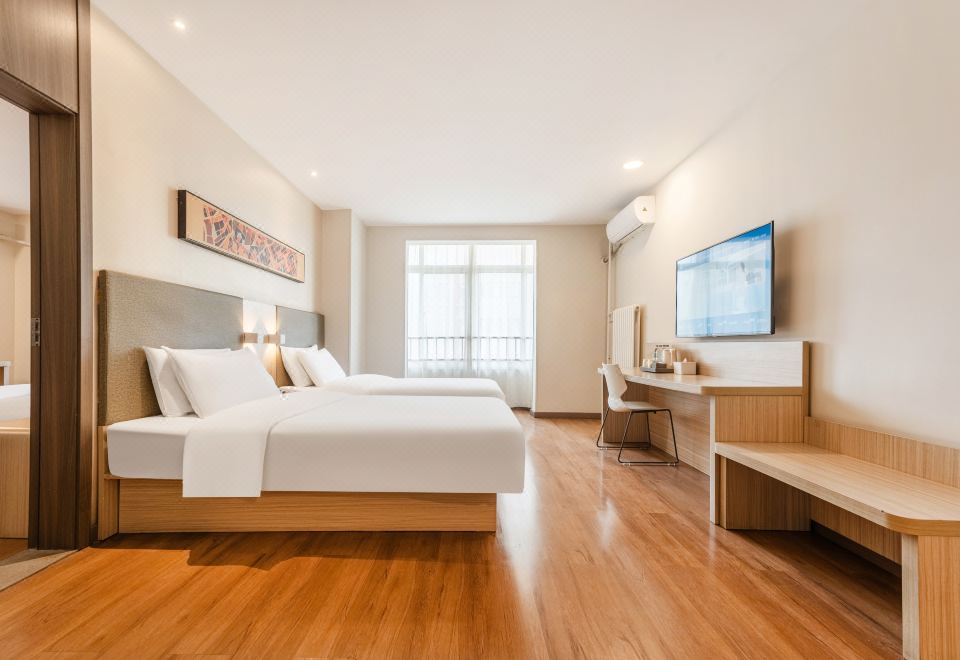 双卧套房【电视投影+舒适空调】