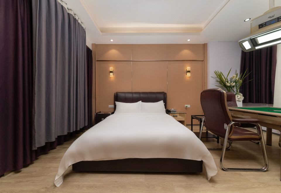 好運麻將大床房（空氣凈化器+冰箱+寬敞窗戶）