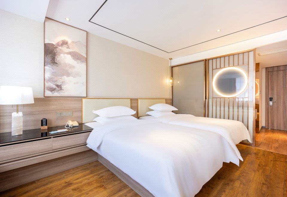 行政双床房（喜临门床垫+智能马桶+挂烫机+小冰箱）