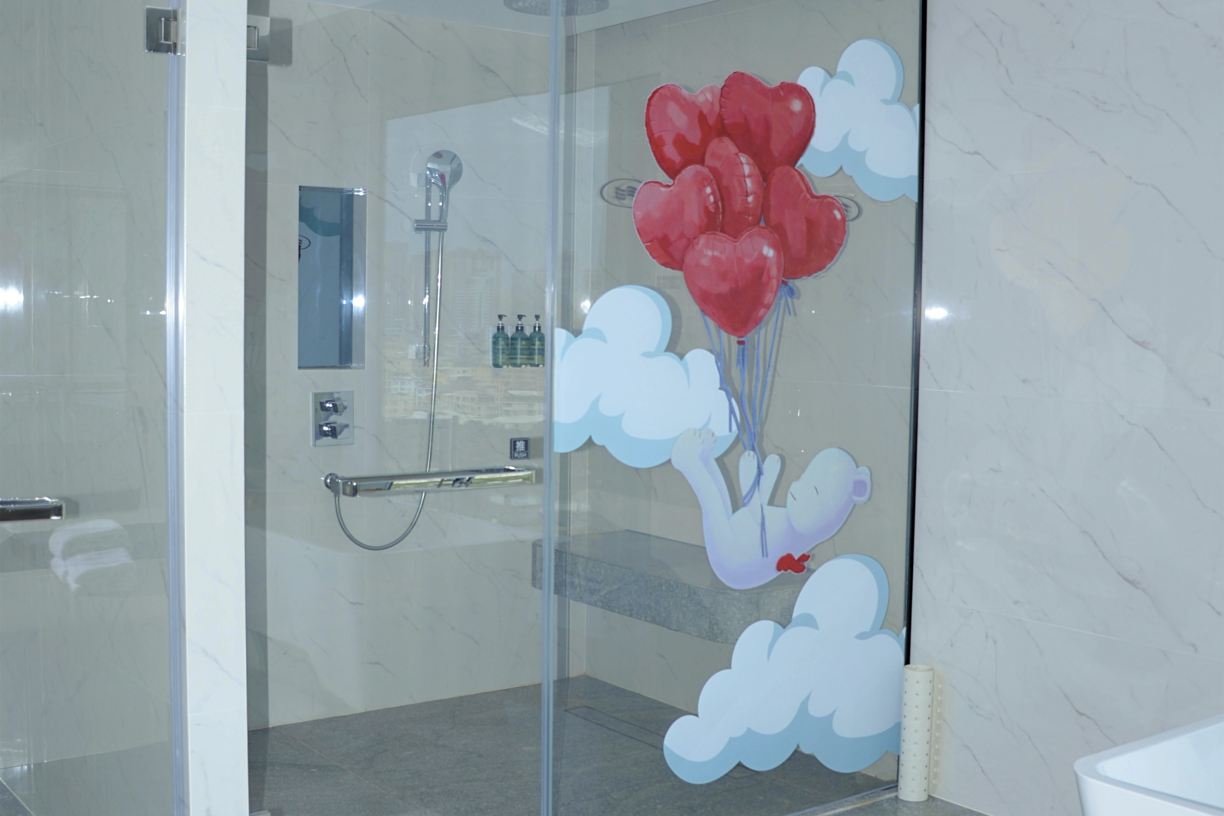 潮流艺术主题单卧海景套房