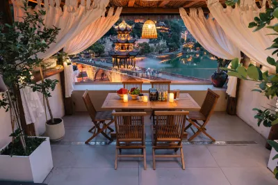 surrounded by mountains riverside villa Hotel a 