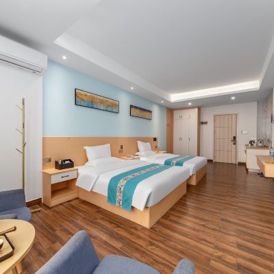 商務雙床房（有單獨休閑區+乾濕分離） 東莞丹特斯酒店優惠