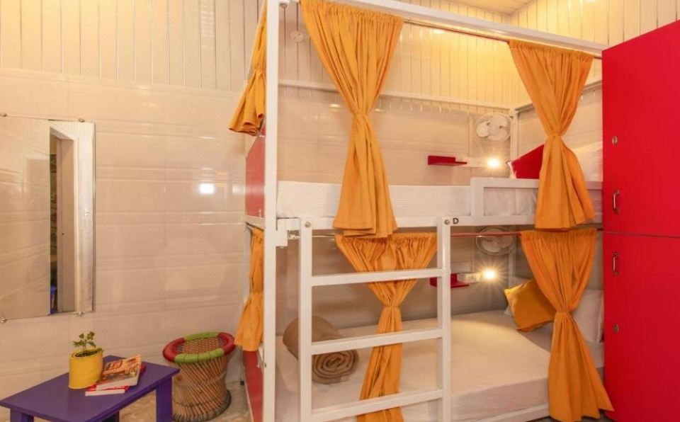 客房 - 帶4張床 - 女性，僅限客房（一張床位）（混合入住）