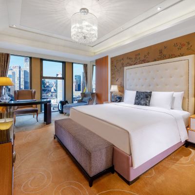 行政大床房（悅享城景，妙夢深睡床墊） 北京萬達文華飯店優惠