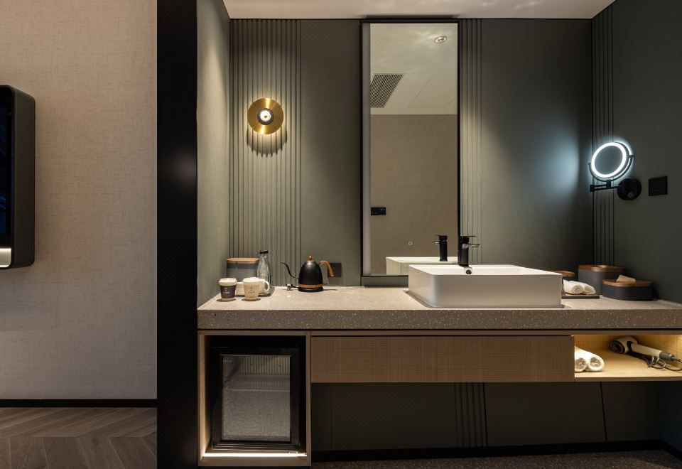 幾木雙床房【小冰箱+投屏電視+瑜伽墊+深睡PRO枕】