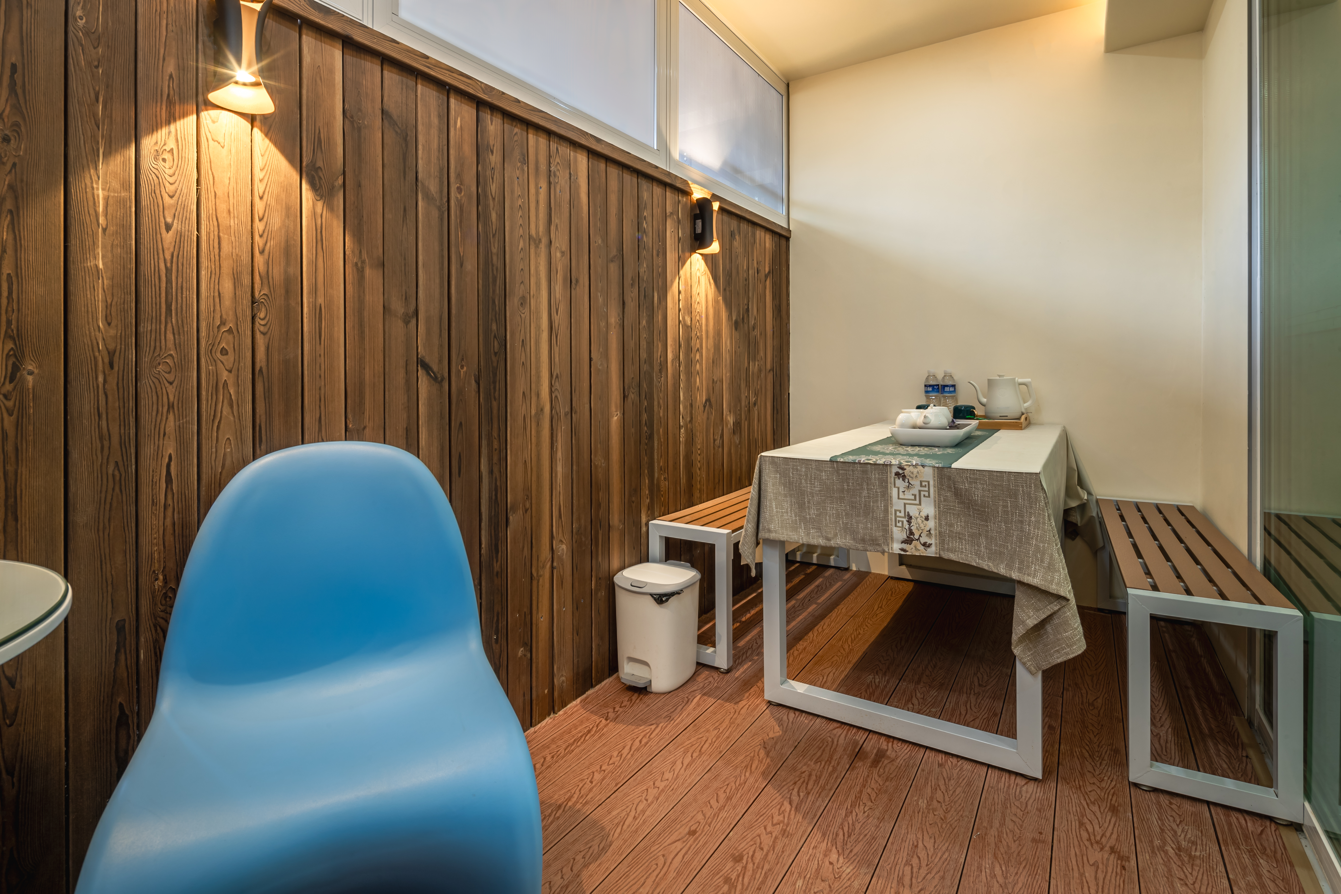 悠澜阁别墅露台大床房【100寸1080p投影+智能马桶+恒温淋浴+空调】