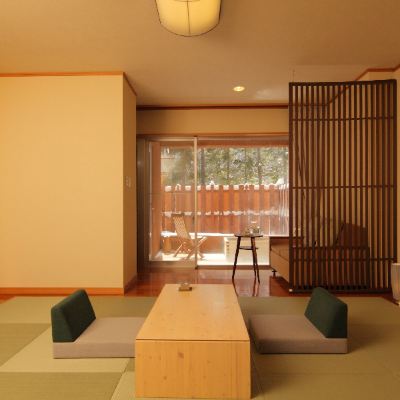 デラックス和室露天風呂付き 奥日光　源泉の宿　ゆの森 クーポン