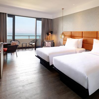 海景高級豪華雙床房 峇里島勒吉安海灘鉑爾曼酒店優惠