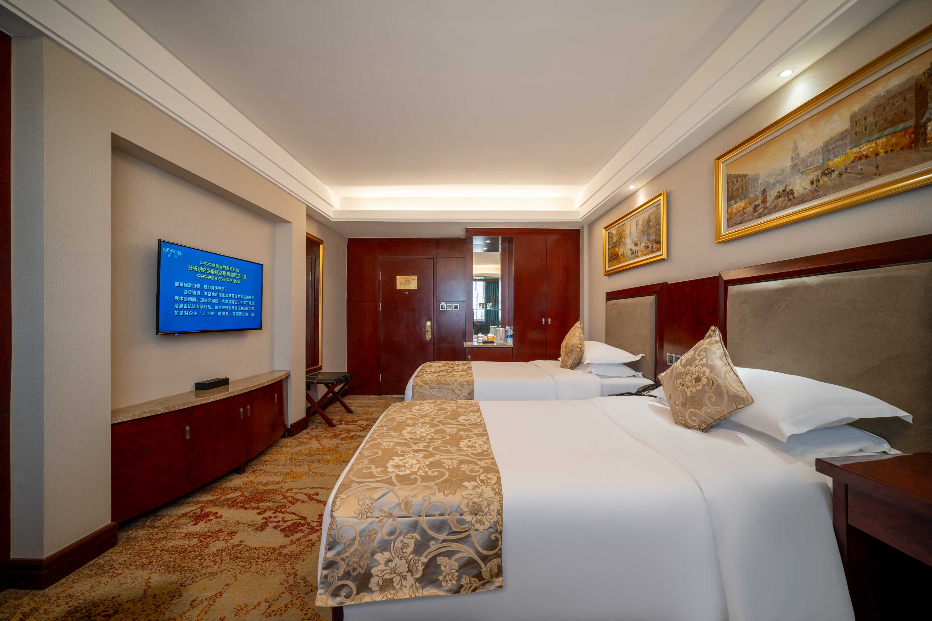 巴黎尊選雙床房·豪華浴缸·潤境加濕器