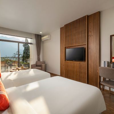 至尊豪華雙床房，帶陽台，山脈景觀 德拉索薩帕飯店優惠