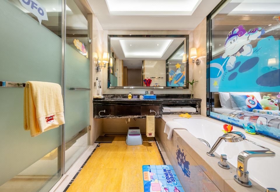 Wanda Realm LangfangKuya Super Wings Interstellar Deluxe Twin Room