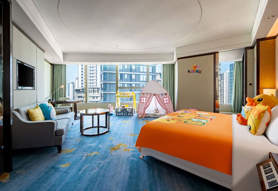 小黄鸭亲子主题房