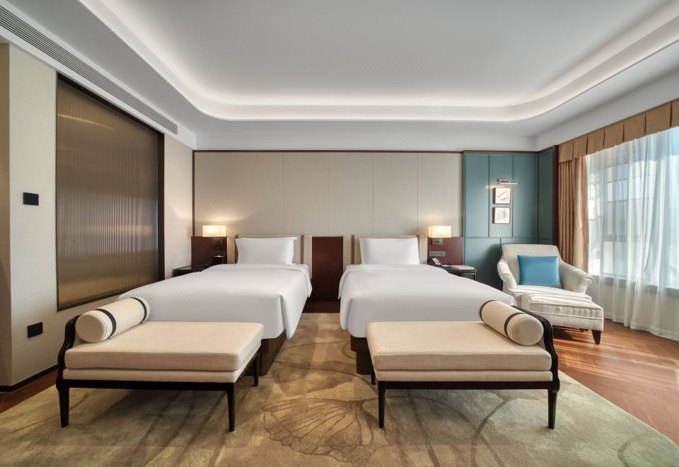 ZhouShan CaiFu HotelDeluxe 2-bed Room