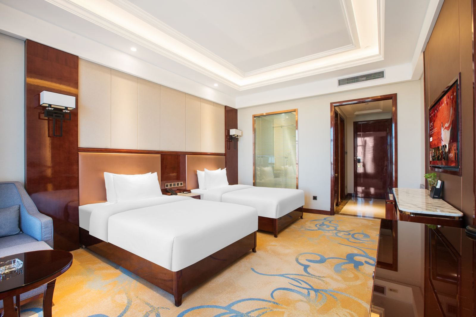 豪华双床房︱临园风景+舒适睡眠