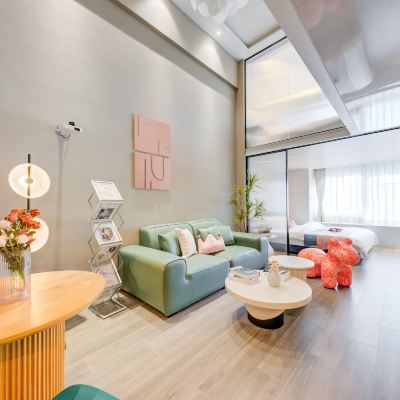 糖果屋loft三室一廳套房（高清投影+開放式廚房） 寓見你公寓（珠海拱北口岸高鐵站店）優惠