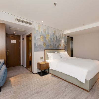 豪華大床房 康福瑞飯店（北京首都機場新國展店）優惠