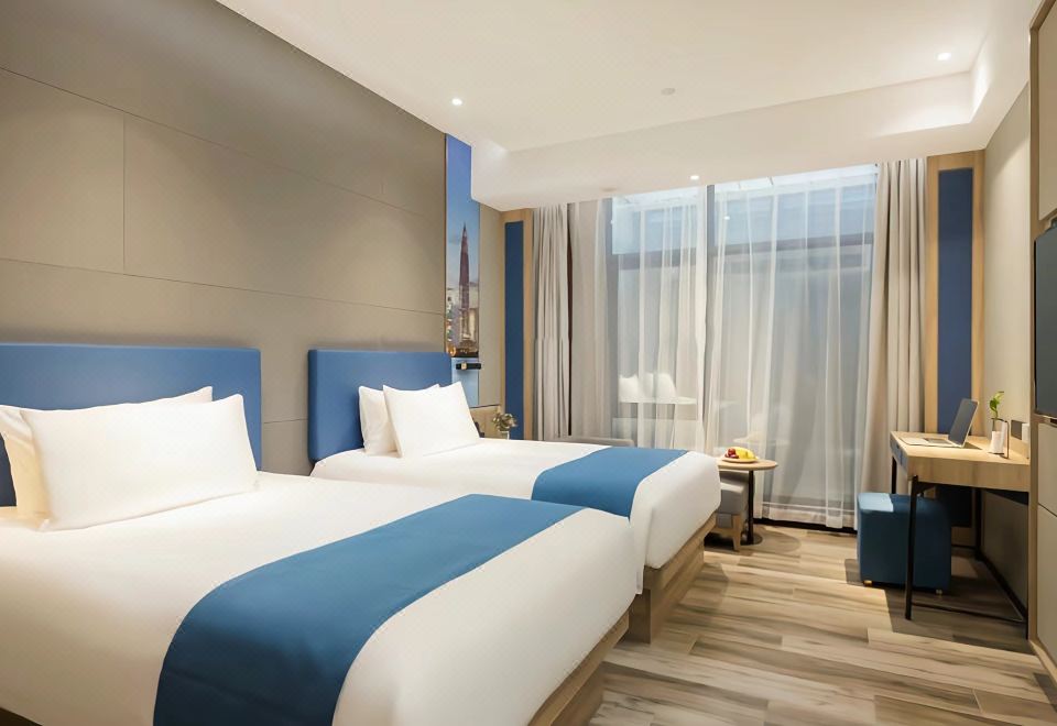 氧吧舒适双床房（负离子净化器+零压床垫）