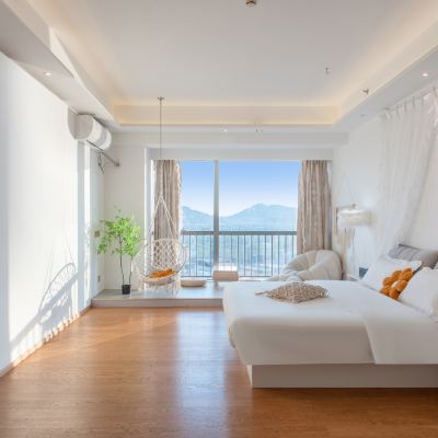 奶油風格-悦享主題大床房 金榆國際公寓（佛山順德華僑城歡樂海岸Plus店）優惠