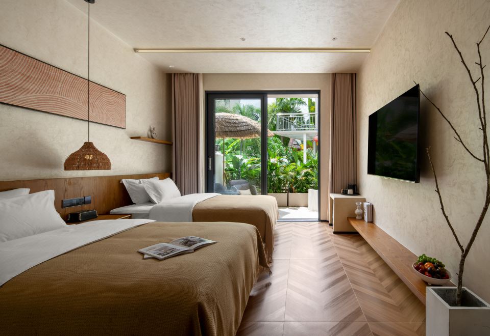 全智能庭院雙床房