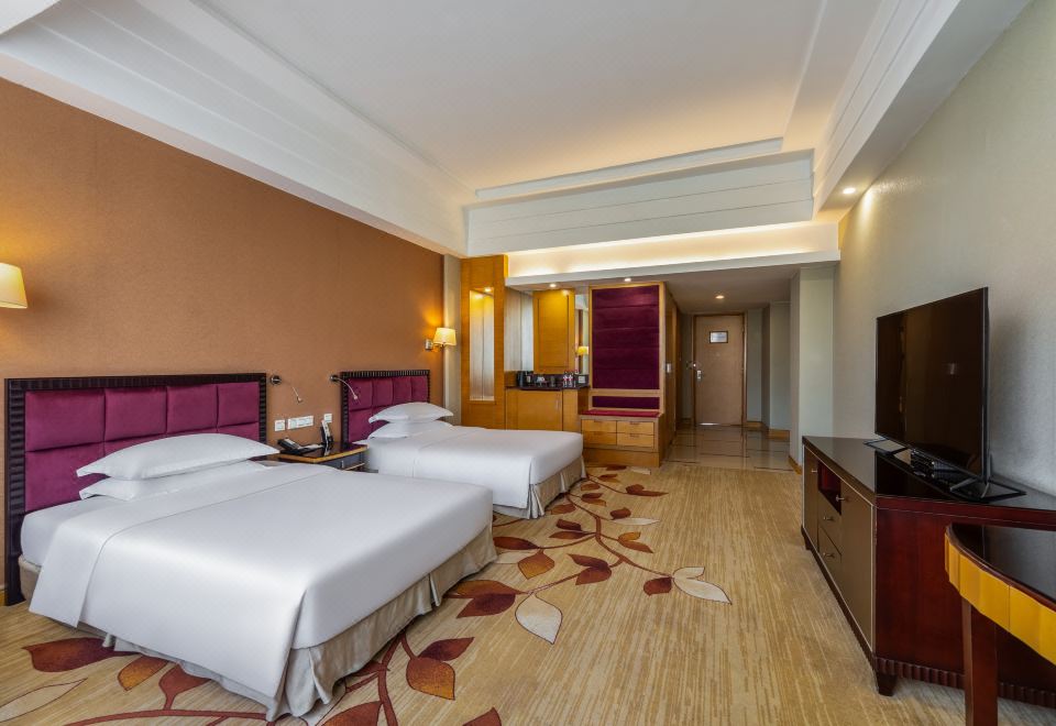 高级双床房（景观+高档床垫+浴缸+智能马桶）