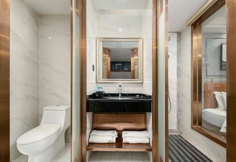 屿馨影视双床房