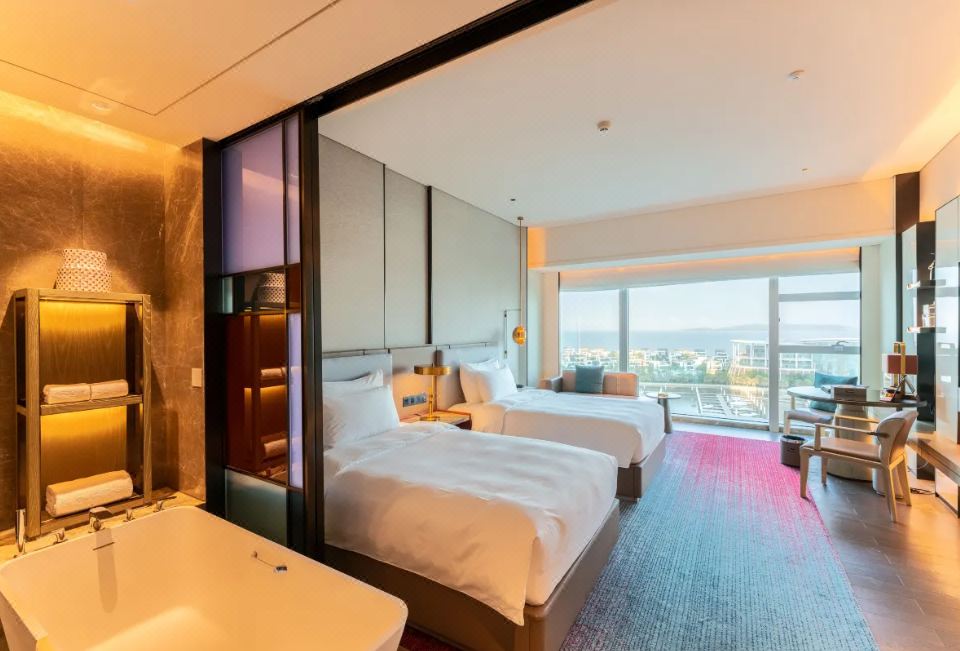 商务海景双床房