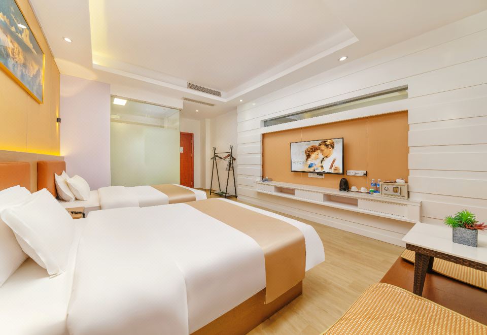 茶韻商務雙床房（榻榻米+日式茶坐）