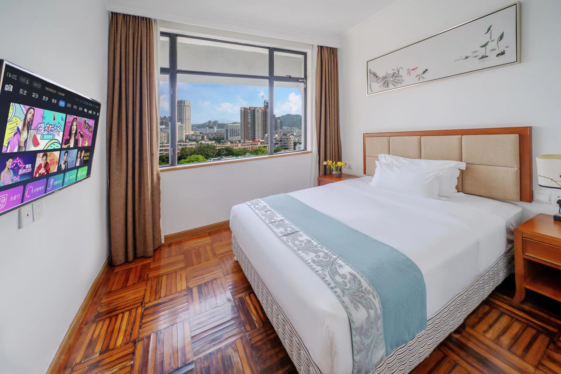 庭院舒适两房二厅套房