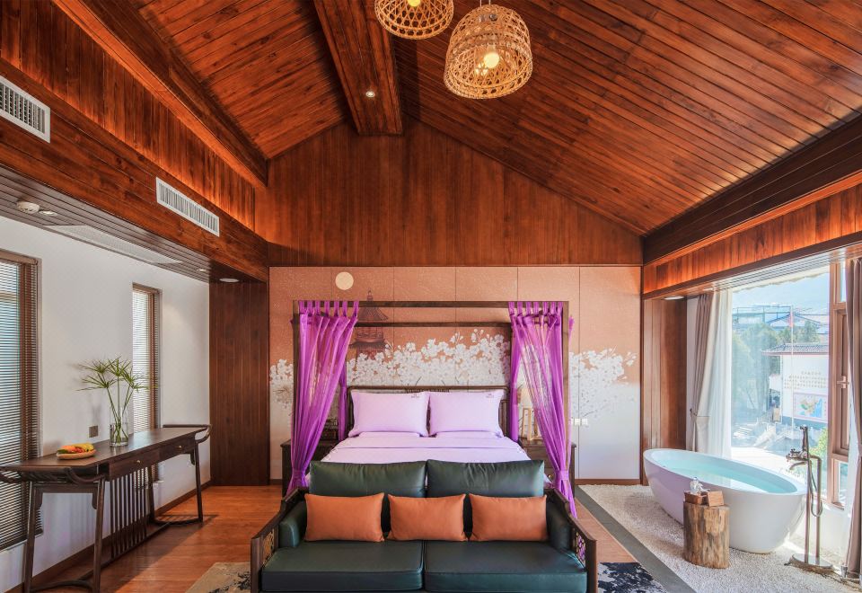 复古风景观大床套房