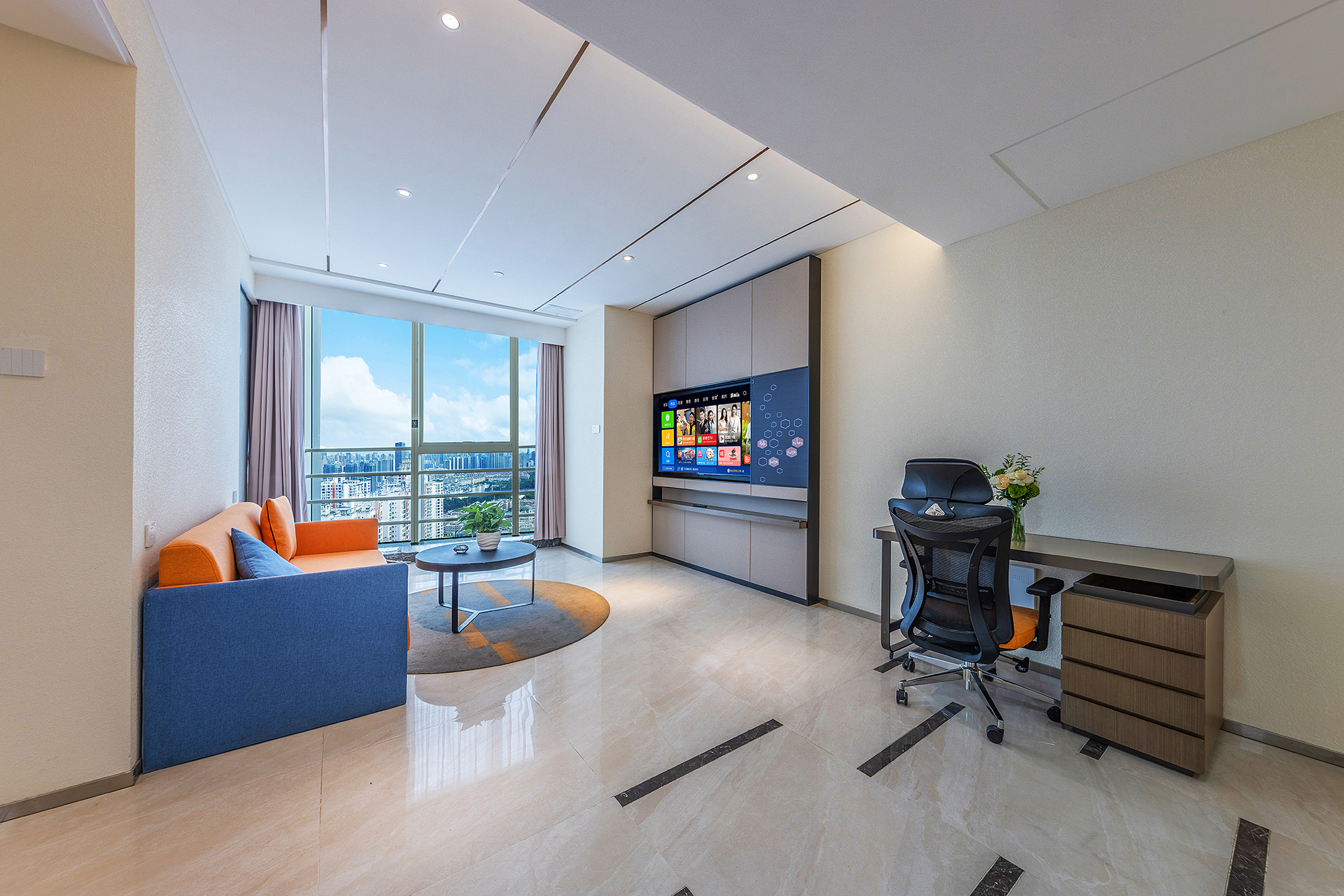 问云·天幕270度行政双卧双衞浴缸套房