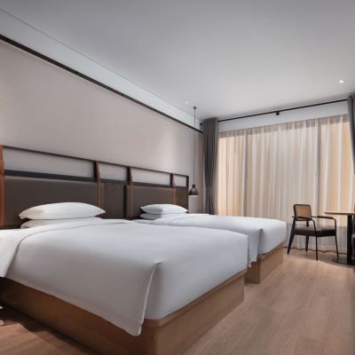 靜謐雙床房（舒適床品+洗烘一體機） 上海浦東新國際博覽中心同派飯店優惠