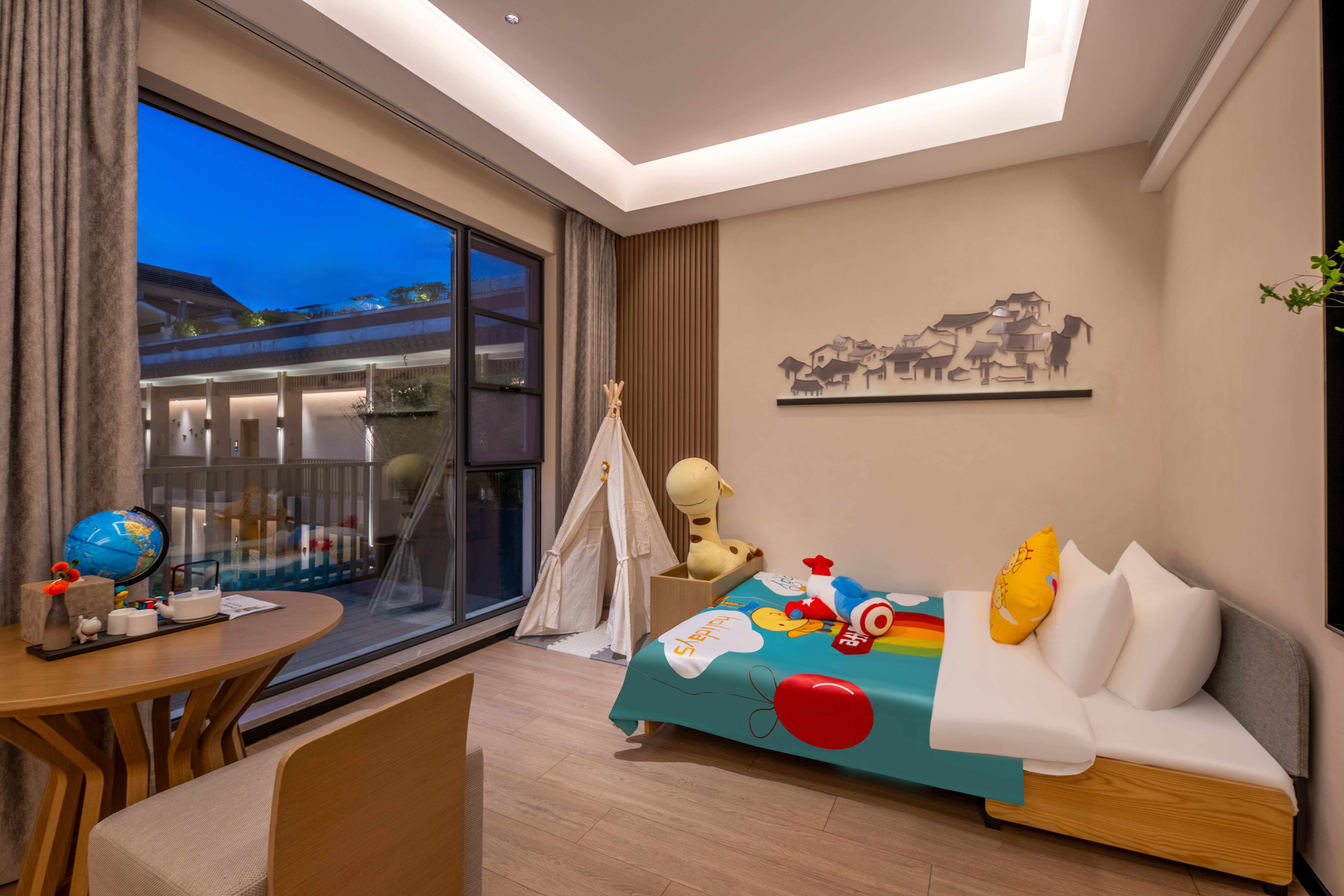 龙山院景·阳台景观家庭房（舒享景观+落地窗）