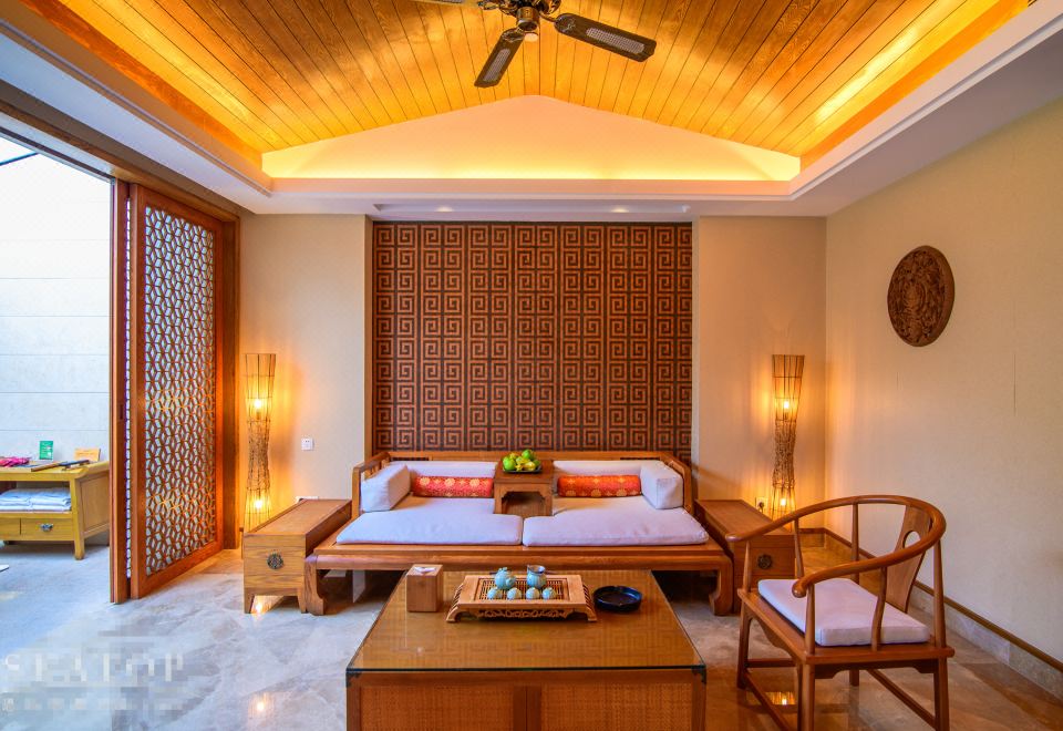 赏月套房-高层天窗-私汤泡池-超大客厅