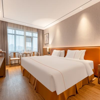 親子MAX大床房〔高層景觀·特大床·茶韻空間〕 華軒裡飯店（珠海唐家大學城店）優惠