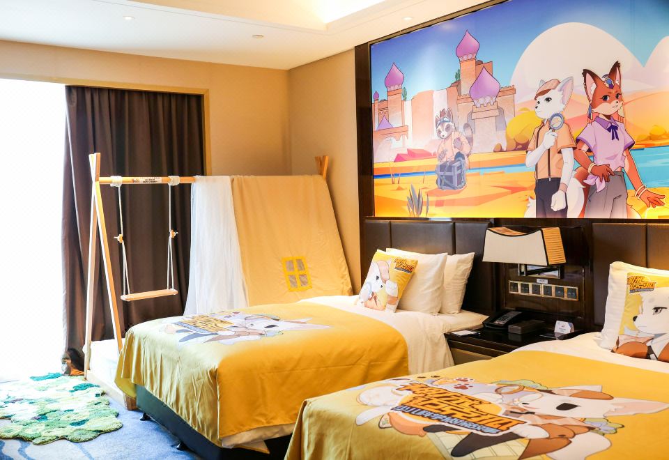 神探邁克狐探秘?親子雙床房（劇本游戲+小童帳篷床）