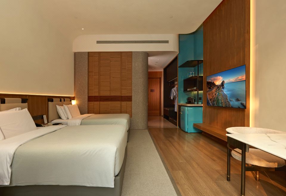 水韵庭院双床房