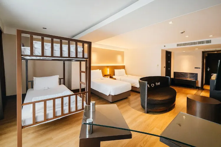 ห้องแฟมิลี่สวีทพร้อมเตียงสองชั้น