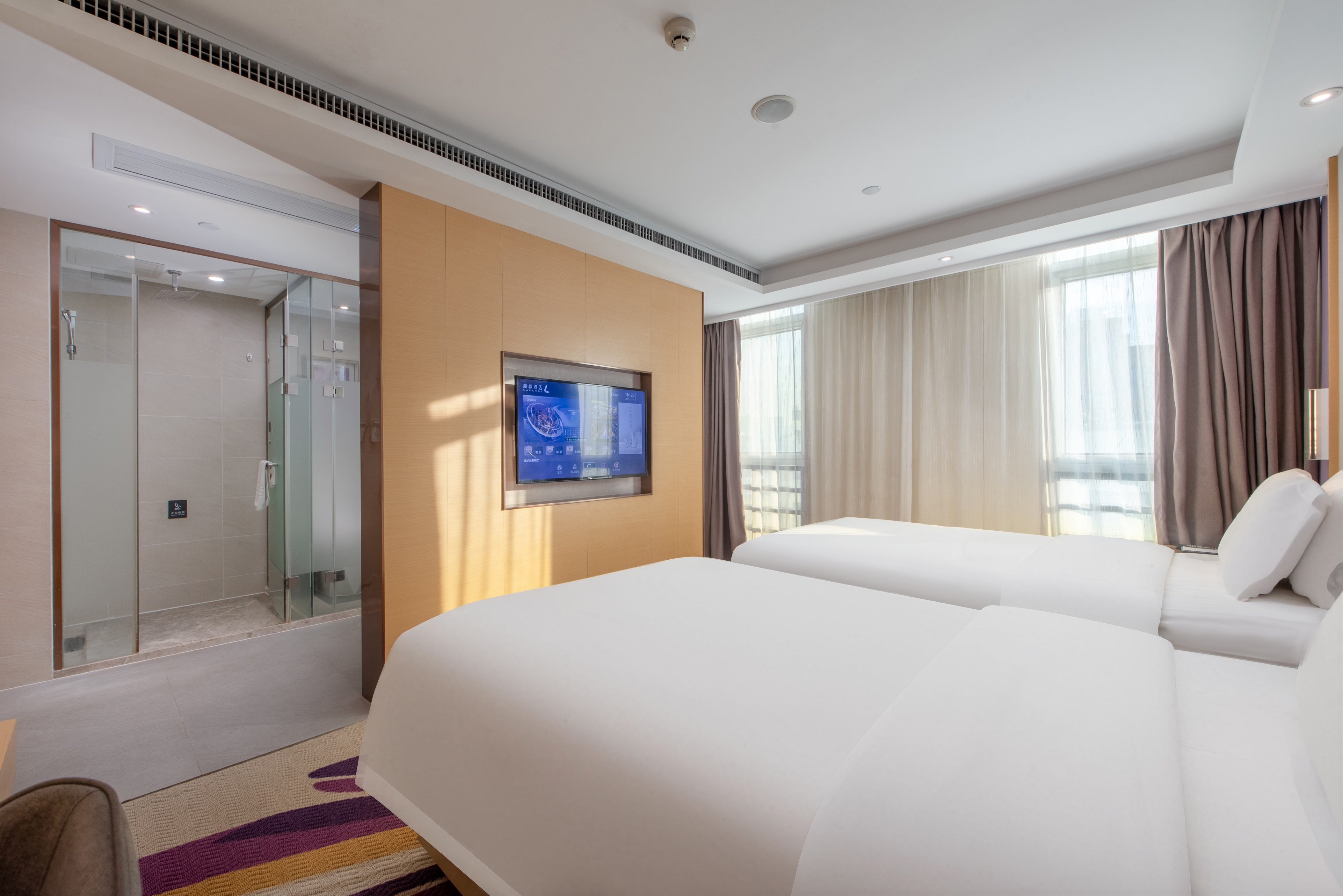 豪华双床房 [深睡眠床垫+独享小冰箱+暖阳朝南]