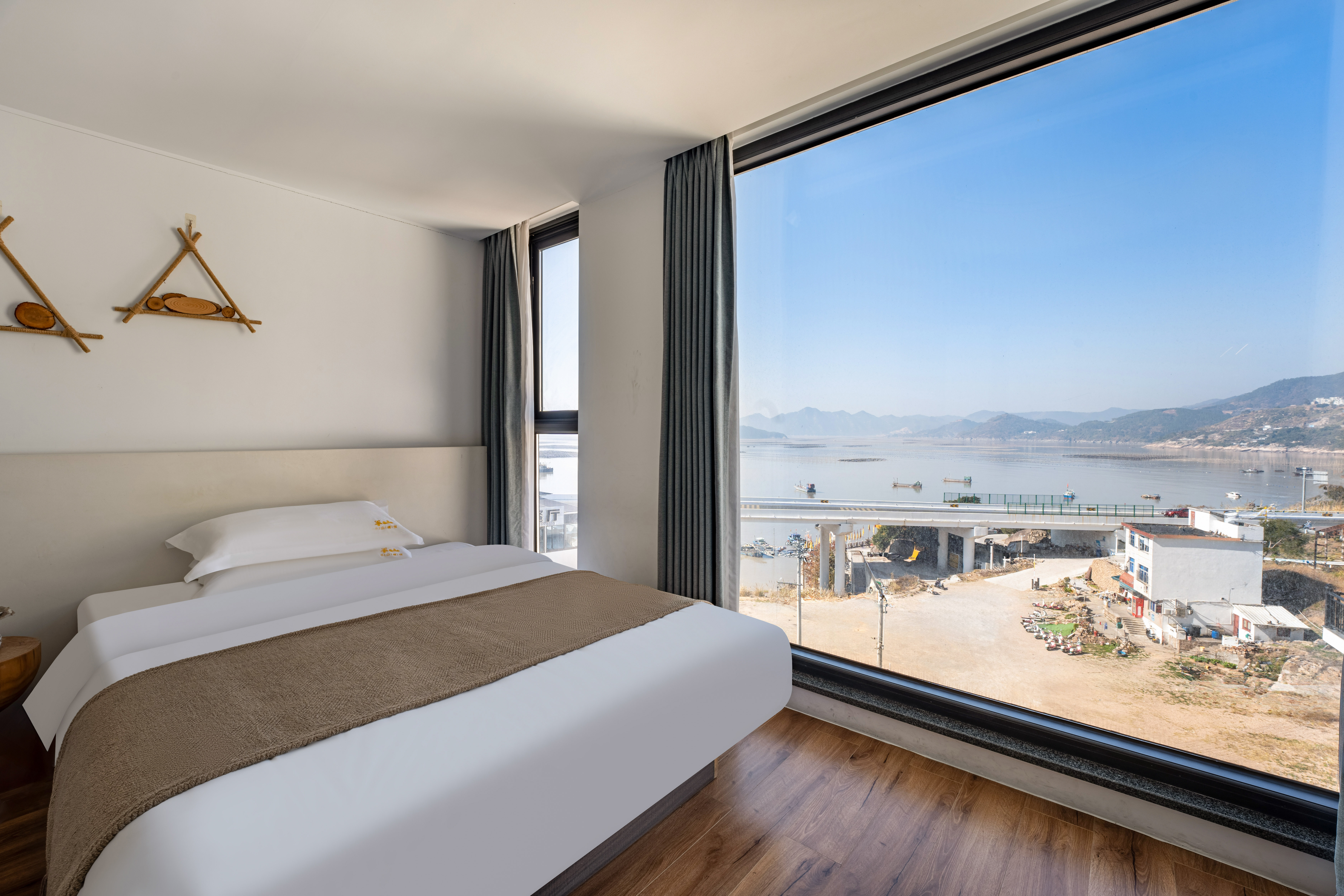 Floral Hotel·Xiapu Mid Mountain Lansu Hotel (Sansha Dongbi Store)暮云-180°海景双床房（海景+舒适床垫+智能马桶）