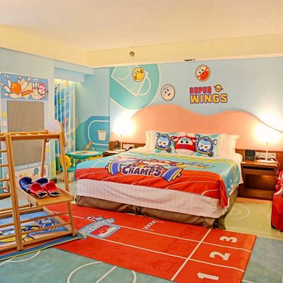 酷芽超級飛俠運動子母房 廣州中心皇冠假日酒店優惠