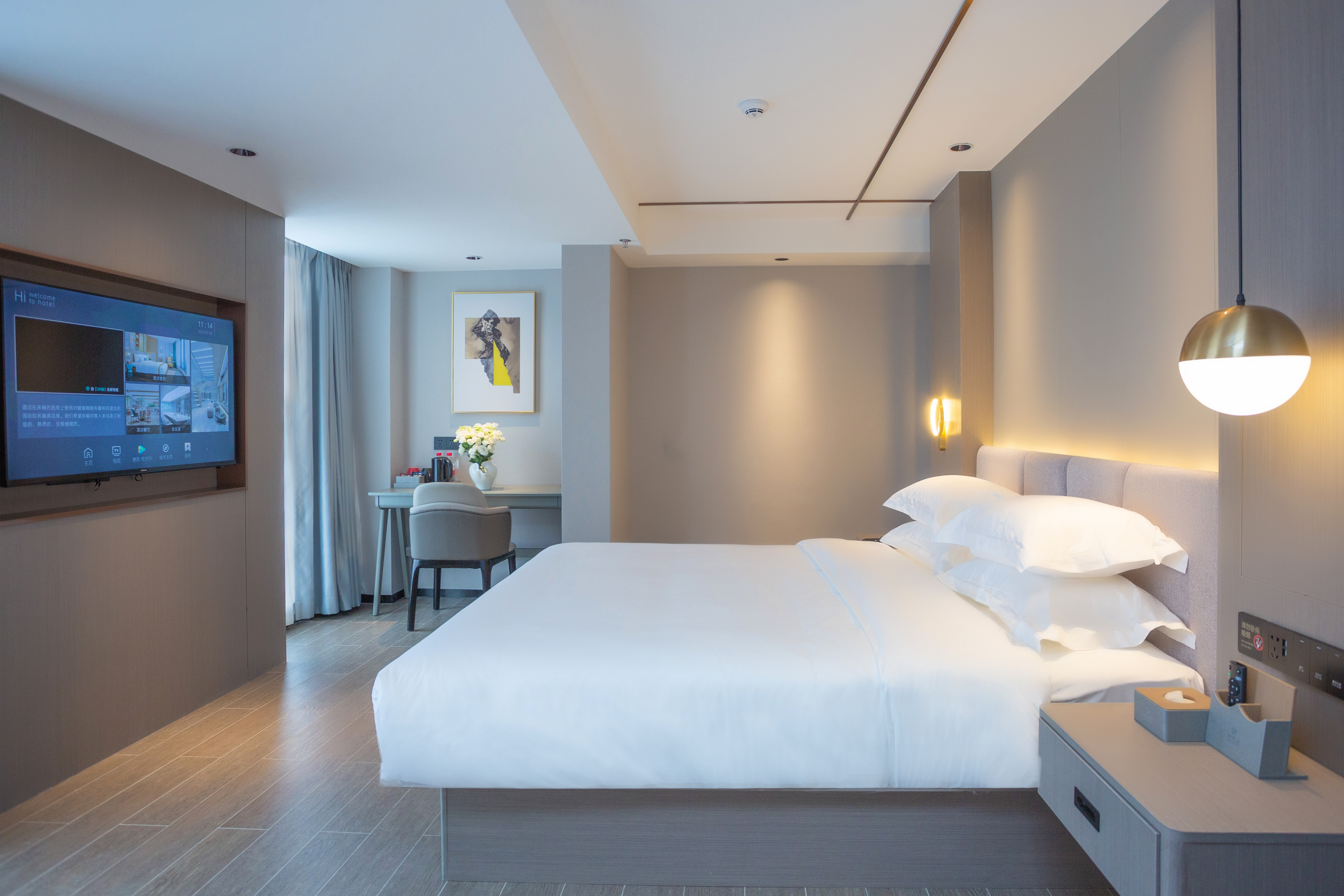 商務大床房（長沙發+辦公桌椅+保險柜）