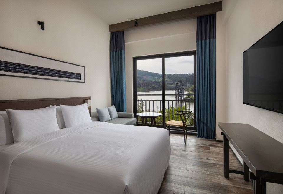 Wanda Jin Hotspring DanzhaiSpecial Queen Room