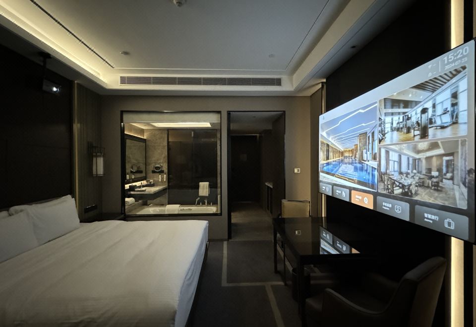 影音大床房（智能影音投屏+金可儿床垫+浴缸）