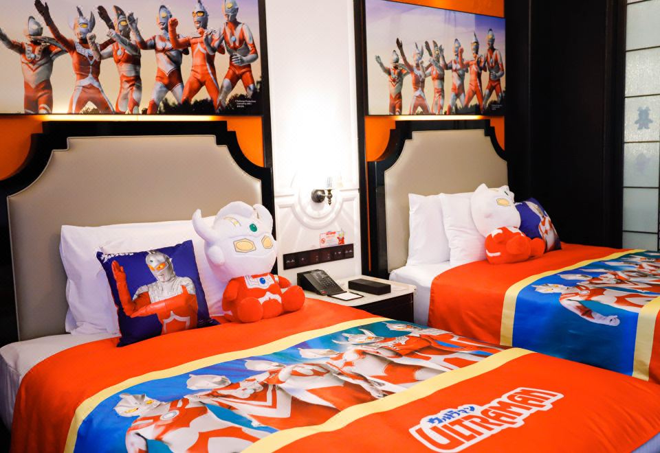 豪華奧特曼主題雙床房