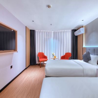 樂享舒睡雙床房（好眠零壓床墊&投屏電視&超大落地窗） 樂天假日飯店（珠海拱北口岸步行街店）優惠