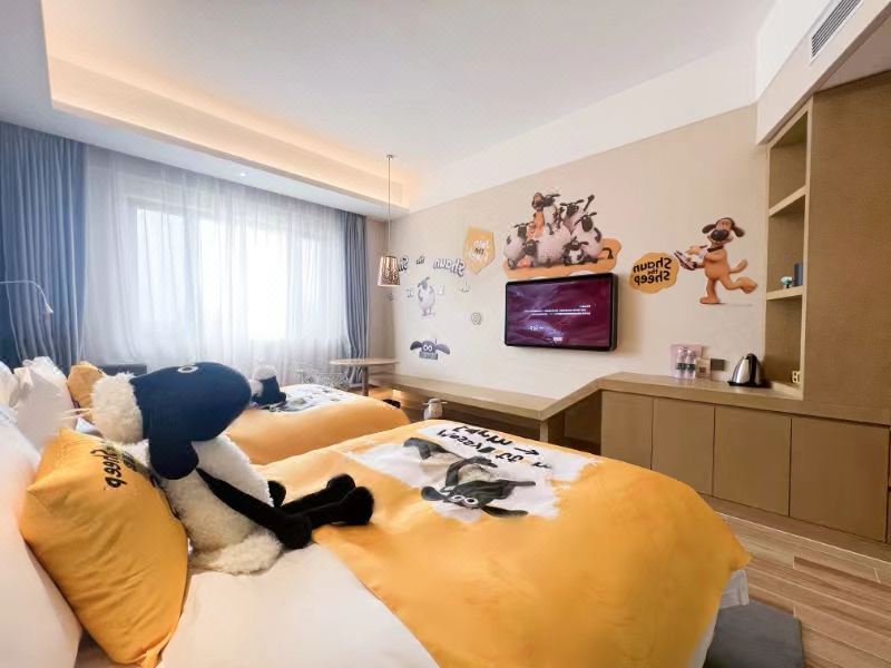 小羊肖恩主题双床房