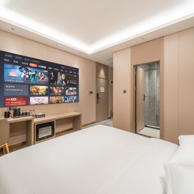 不凡影音大床房（100寸1080高清+極光TV會員） 廣州賽菲爾飯店優惠